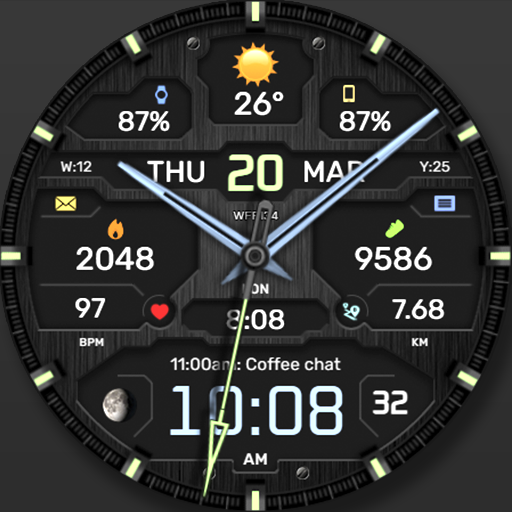 WFP 134 Hybrid watch face