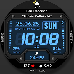 WFP 151 Old school watch face