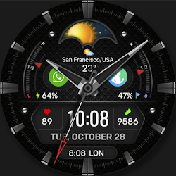 WFP 197 Luxury watch face