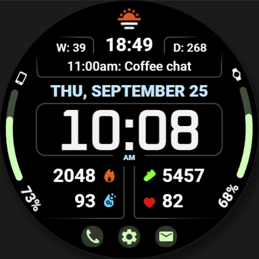 WFP 345 Informer watch face