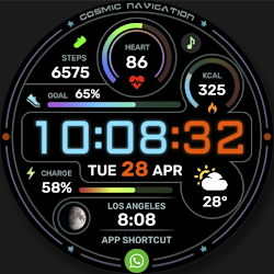 WFP 349 Cosmic Watch Face