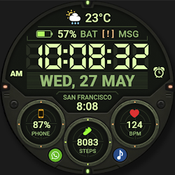WFP 354 Tactical Watch face