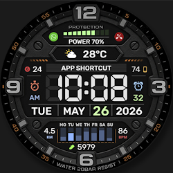 WFP 357 COMMANDER Watch Face