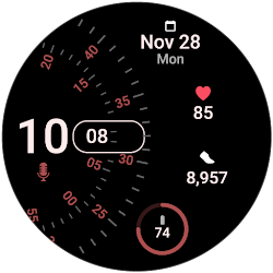 Wheels+ 3 Digital Watch Face