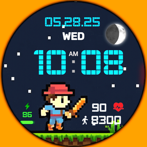 WIN RetroGame Pixel Watch face
