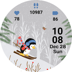 Penguin Animated Watch Face