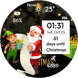 Christmas Dashboard WatchFace