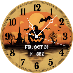 Halloween Pumpkin Analog Watch