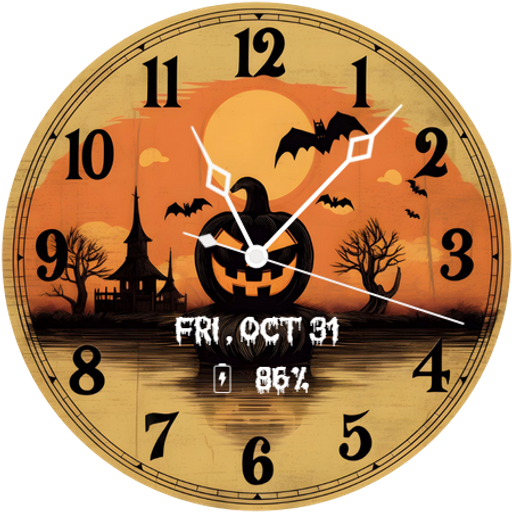 Halloween Pumpkin Analog Watch