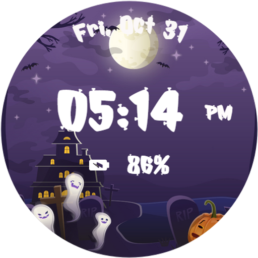 Halloween Pumpkin WatchFace