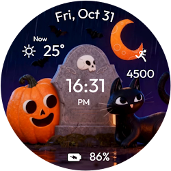 Spooky Pumpkin WatchFace