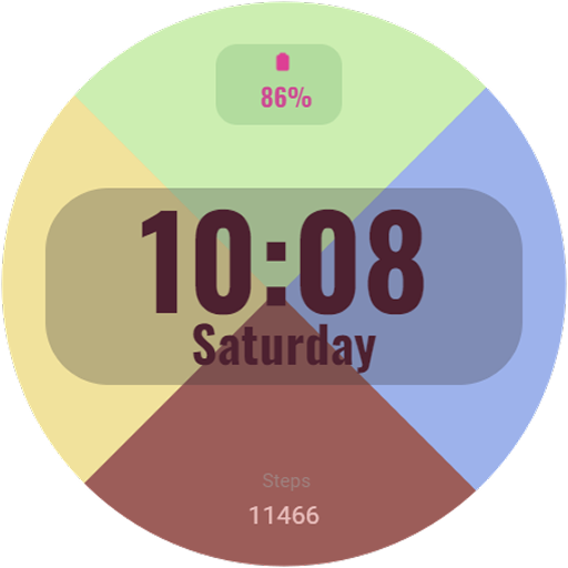 Color Segments Watch Face