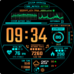 Cipher Dashboard Watch Face