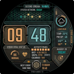 Cyber Mission Watch Face