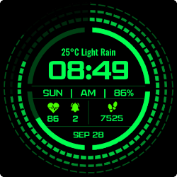 Futuristic Design Watch Face