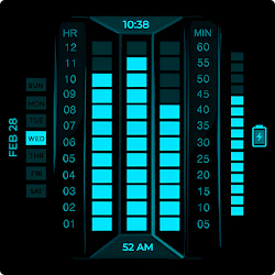 LED Sci-Fi Watch Face