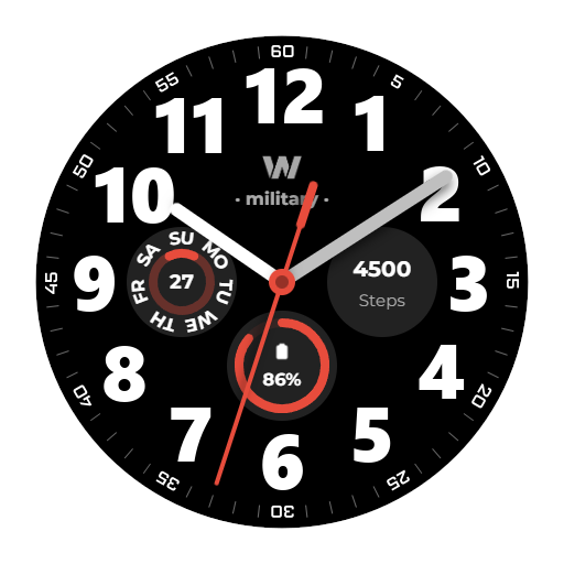 WES15 - Military Watch Face