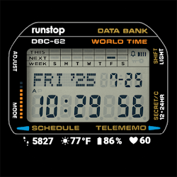 CASIO DBC-62 Watch Face