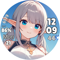 Elf Magical Girls Watch Face