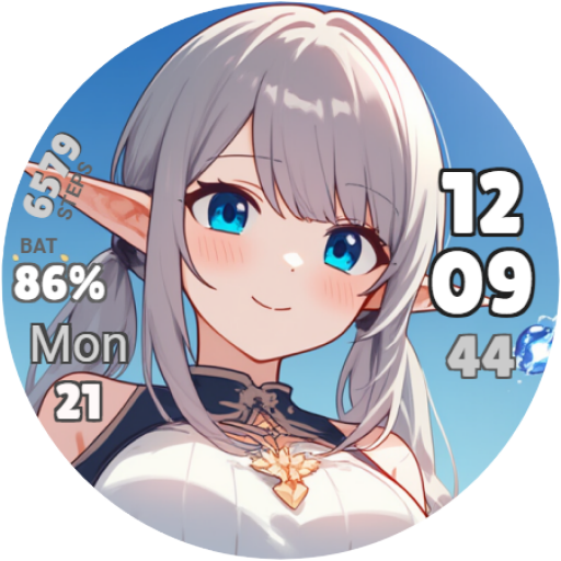 Elf Magical Girls Watch Face
