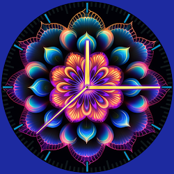 Neon Mandala Watch Faces