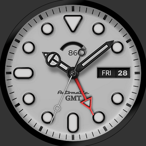 GMT DIVER Analog Watch Face