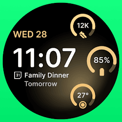 Tidal Glow Watch Face