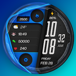 Pro Line Digital Watch Face