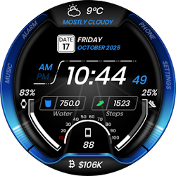 Cyber Watch Face: Premium