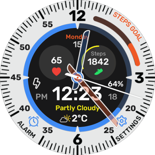 Walker Hybrid Watch Face