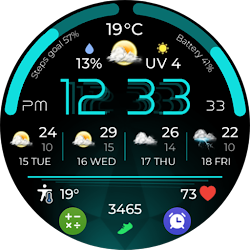 Plasma Flow Full Watch Face
