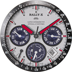 Rally-X R.T. Delta watch face