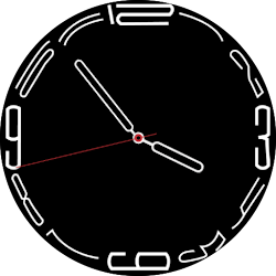 Bleeding Edge Watch Face